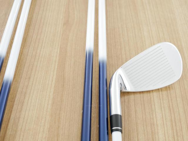 Lady club : All : ชุดเหล็ก Callaway Paradym Max Fast (ออกปี 2023 ตีง่ายสุด ไกลสุดของ Callaway Japan Spec.) มีเหล็ก 7-Pw,56 (5 ชิ้น) ก้านกราไฟต์ Mitsubishi ELDIO 40 Flex A (Lady)