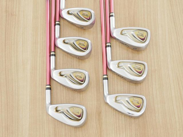 Lady club : All : ชุดเหล็ก Honma Beres IE-05 Lady (รุ่นปี 2017 ตีง่าย นุ่มเบาสบายมาก) มีเหล็ก 6-11,Sw (7 ชิ้น) ก้าน ARMRQ ∞ (39) Flex L (2 ดาว)