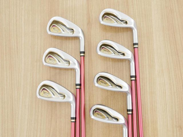 Lady club : All : ชุดเหล็ก Honma Beres IE-05 Lady (รุ่นปี 2017 ตีง่าย นุ่มเบาสบายมาก) มีเหล็ก 6-11,Sw (7 ชิ้น) ก้าน ARMRQ ∞ (39) Flex L (2 ดาว)