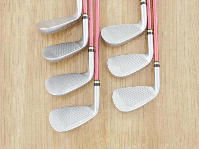 Lady club : All : ชุดเหล็ก Honma Beres IE-05 Lady (รุ่นปี 2017 ตีง่าย นุ่มเบาสบายมาก) มีเหล็ก 6-11,Sw (7 ชิ้น) ก้าน ARMRQ ∞ (39) Flex L (2 ดาว)