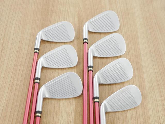 Lady club : All : ชุดเหล็ก Honma Beres IE-05 Lady (รุ่นปี 2017 ตีง่าย นุ่มเบาสบายมาก) มีเหล็ก 6-11,Sw (7 ชิ้น) ก้าน ARMRQ ∞ (39) Flex L (2 ดาว)