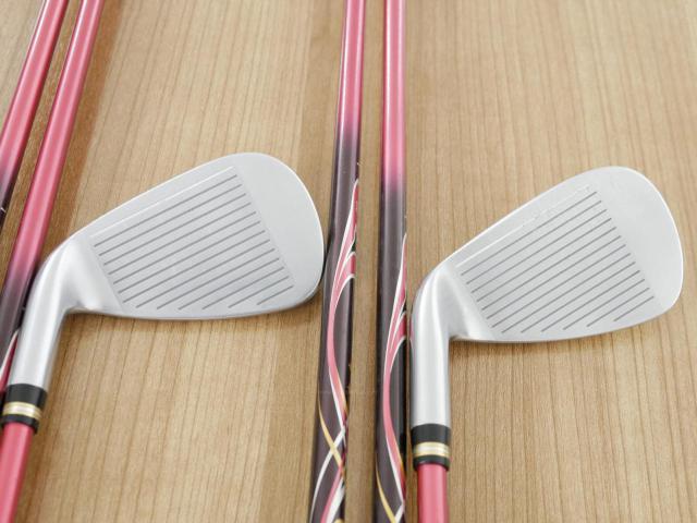 Lady club : All : ชุดเหล็ก Honma Beres IE-05 Lady (รุ่นปี 2017 ตีง่าย นุ่มเบาสบายมาก) มีเหล็ก 6-11,Sw (7 ชิ้น) ก้าน ARMRQ ∞ (39) Flex L (2 ดาว)