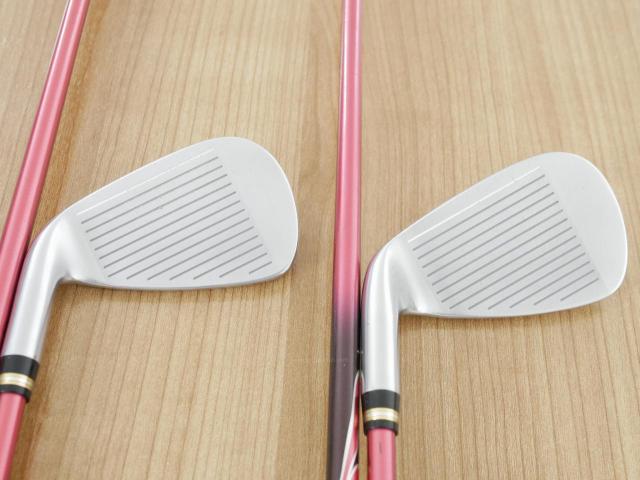 Lady club : All : ชุดเหล็ก Honma Beres IE-05 Lady (รุ่นปี 2017 ตีง่าย นุ่มเบาสบายมาก) มีเหล็ก 6-11,Sw (7 ชิ้น) ก้าน ARMRQ ∞ (39) Flex L (2 ดาว)