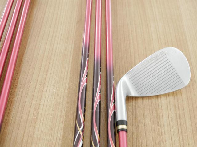 Lady club : All : ชุดเหล็ก Honma Beres IE-05 Lady (รุ่นปี 2017 ตีง่าย นุ่มเบาสบายมาก) มีเหล็ก 6-11,Sw (7 ชิ้น) ก้าน ARMRQ ∞ (39) Flex L (2 ดาว)