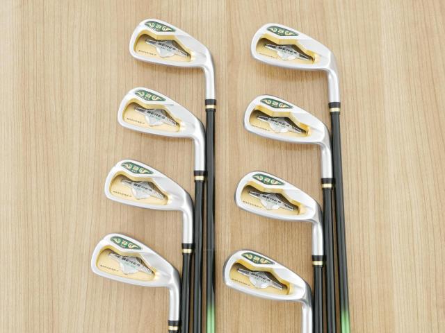 Iron set : Honma : **ก้าน 3 ดาว** ชุดเหล็ก Honma Beres IE-01 (ใบใหญ่ ลอยง่าย เหมาะกับซีเนียร์) มีเหล็ก 4-11 (8 ชิ้น) ก้าน ARMRQ 6 (45) Flex R (3 ดาว)