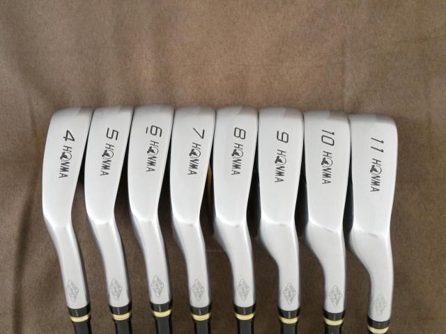 Iron set : Honma : **ก้าน 3 ดาว** ชุดเหล็ก Honma Beres IE-01 (ใบใหญ่ ลอยง่าย เหมาะกับซีเนียร์) มีเหล็ก 4-11 (8 ชิ้น) ก้าน ARMRQ 6 (45) Flex R (3 ดาว)