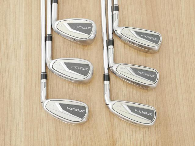 Iron set : Taylormade : ชุดเหล็ก Taylormade Stealth HD (ออกปี 2022 Japan Spec. ใบใหญ่มาก ตีง่ายสุดๆ) มีเหล็ก 5-Pw (6 ชิ้น) ก้านเหล็ก KBS Max MT 85 Flex S