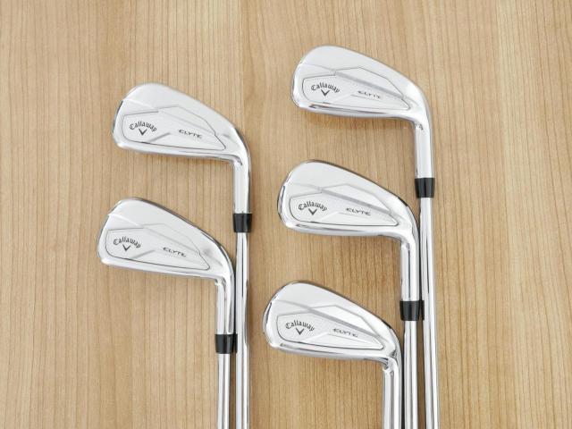 Iron set : Callaway : ชุดเหล็ก Callaway ELYTE (รุ่นล่าสุด ออกปี 2025 ตีง่ายมาก ไกล Japan Spec.) มีเหล็ก 6-Pw (5 ชิ้น) ก้านเหล็ก NS Pro Zelos 7 Flex S