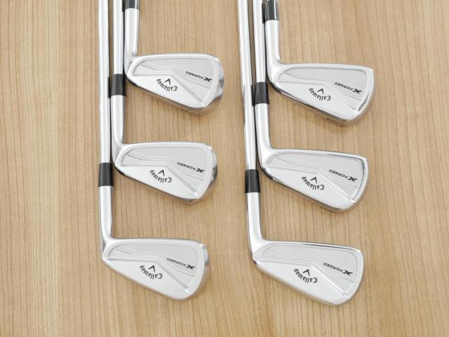 Iron set : Callaway : ชุดเหล็ก Callaway X Forged (รุ่นล่าสุด ปี 2024 นุ่ม แน่น หล่อมาก) มีเหล็ก 5-Pw (6 ชิ้น) ก้านเหล็ก NS Pro Modus 115 Flex S