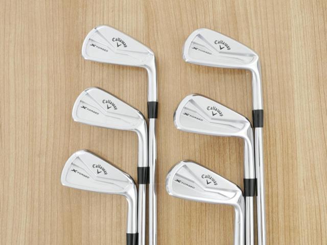 Iron set : Callaway : ชุดเหล็ก Callaway X Forged (รุ่นล่าสุด ปี 2024 นุ่ม แน่น หล่อมาก) มีเหล็ก 5-Pw (6 ชิ้น) ก้านเหล็ก NS Pro Modus 115 Flex S