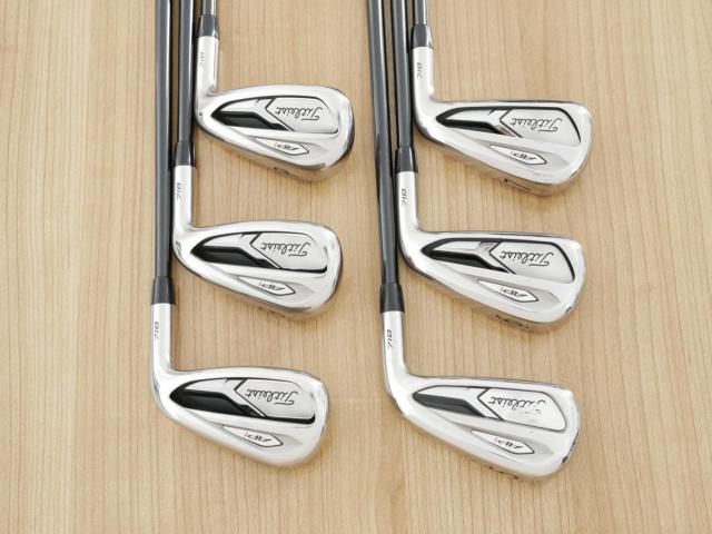 Iron set : Titleist : ชุดเหล็ก Titleist AP1 718 (ออกปี 2018) มีเหล็ก 5-Pw (6 ชิ้น) ก้านกราไฟต์ Fujikura MCI 60 Flex S