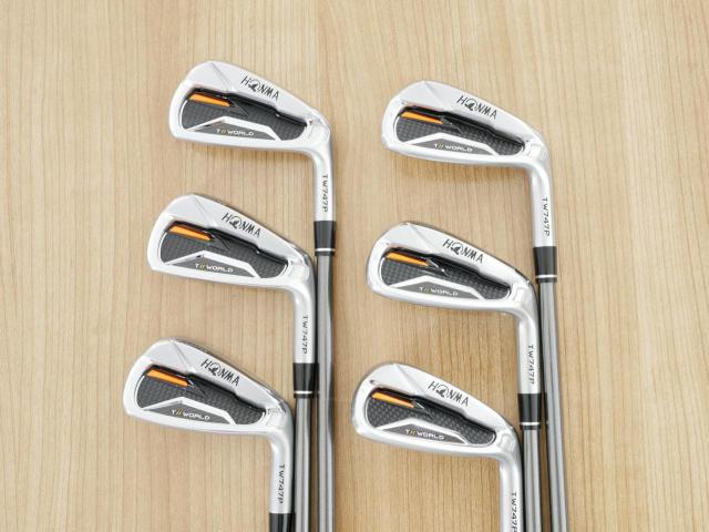 Iron set : Honma : ชุดเหล็ก Honma Tour World TW747P (รุ่นปี 2019) มีเหล็ก 6-11 (6 ชิ้น) ก้านกราไฟต์ Honma Vizard 50 Flex R