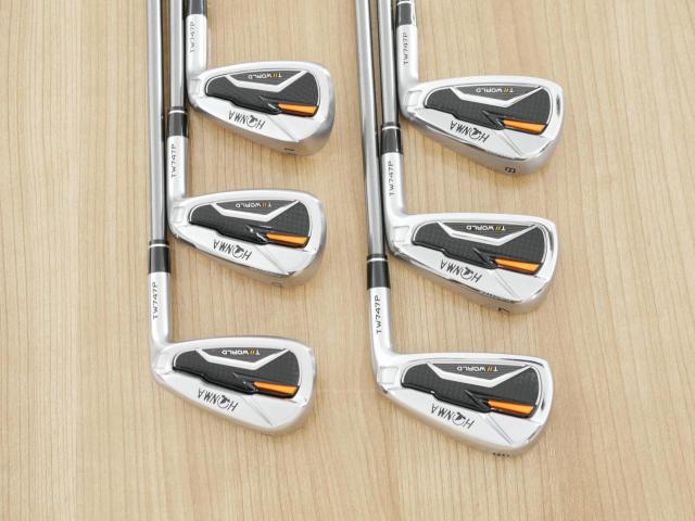 Iron set : Honma : ชุดเหล็ก Honma Tour World TW747P (รุ่นปี 2019) มีเหล็ก 6-11 (6 ชิ้น) ก้านกราไฟต์ Honma Vizard 50 Flex R