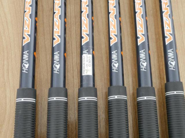 Iron set : Honma : ชุดเหล็ก Honma Tour World TW747P (รุ่นปี 2019) มีเหล็ก 6-11 (6 ชิ้น) ก้านกราไฟต์ Honma Vizard 50 Flex R