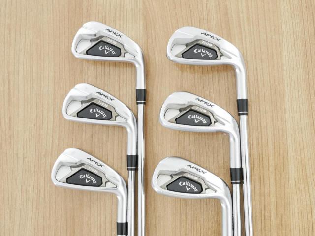 Iron set : Callaway : ชุดเหล็ก Callaway APEX DCB Forged (ปี 2022) มีเหล็ก 5-Pw (6 ชิ้น) ก้านเหล็ก NS Pro ZELOS 7 Flex S