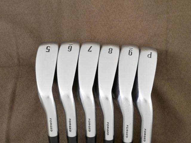 Iron set : Callaway : ชุดเหล็ก Callaway APEX DCB Forged (ปี 2022) มีเหล็ก 5-Pw (6 ชิ้น) ก้านเหล็ก NS Pro ZELOS 7 Flex S