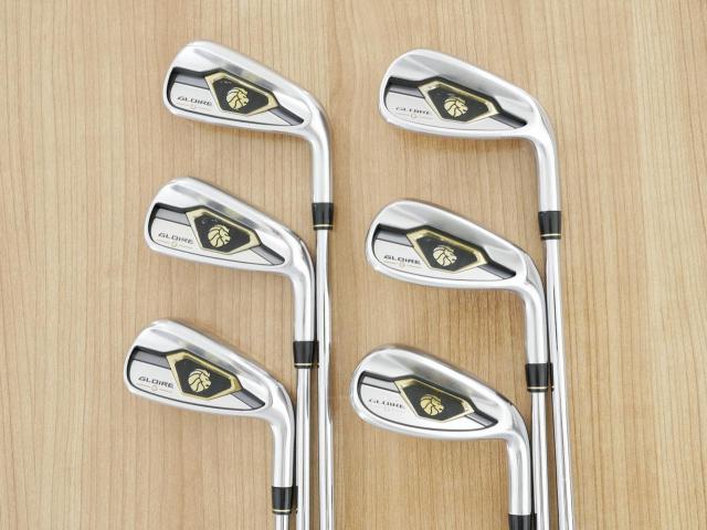 Iron set : Taylormade : ชุดเหล็ก Taylormade Gloire G (รุ่นท๊อปสุด ตีไกลมากๆ เหล็ก 7 Loft 26.5 หน้าเด้ง) มีเหล็ก 6-Pw,Aw (6 ชิ้น) ก้านเหล็ก NS Pro 830 Flex S