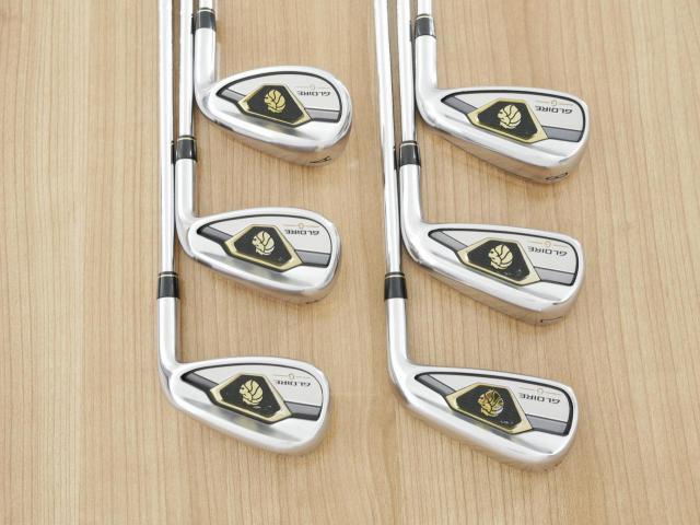 Iron set : Taylormade : ชุดเหล็ก Taylormade Gloire G (รุ่นท๊อปสุด ตีไกลมากๆ เหล็ก 7 Loft 26.5 หน้าเด้ง) มีเหล็ก 6-Pw,Aw (6 ชิ้น) ก้านเหล็ก NS Pro 830 Flex S