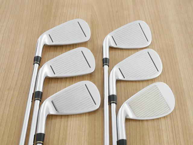 Iron set : Taylormade : ชุดเหล็ก Taylormade Gloire G (รุ่นท๊อปสุด ตีไกลมากๆ เหล็ก 7 Loft 26.5 หน้าเด้ง) มีเหล็ก 6-Pw,Aw (6 ชิ้น) ก้านเหล็ก NS Pro 830 Flex S