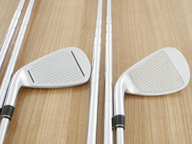 Iron set : Taylormade : ชุดเหล็ก Taylormade Gloire G (รุ่นท๊อปสุด ตีไกลมากๆ เหล็ก 7 Loft 26.5 หน้าเด้ง) มีเหล็ก 6-Pw,Aw (6 ชิ้น) ก้านเหล็ก NS Pro 830 Flex S