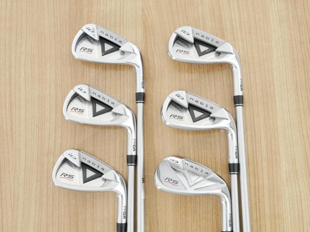 Iron set : PRGR : ชุดเหล็ก PRGR ID Nabla RS Titan Face (ปี 2015 หน้าเด้ง ตีไกล) มีเหล็ก 5-Pw (6 ชิ้น) ก้านกราไฟต์ Mitsubishi Rayon M-40 (Flex SR)