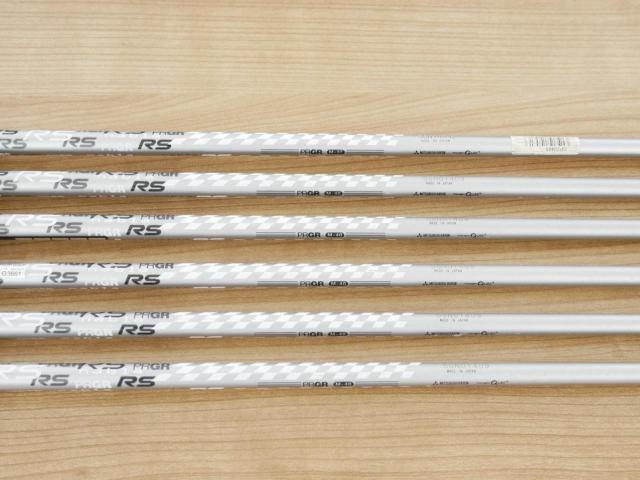 Iron set : PRGR : ชุดเหล็ก PRGR ID Nabla RS Titan Face (ปี 2015 หน้าเด้ง ตีไกล) มีเหล็ก 5-Pw (6 ชิ้น) ก้านกราไฟต์ Mitsubishi Rayon M-40 (Flex SR)