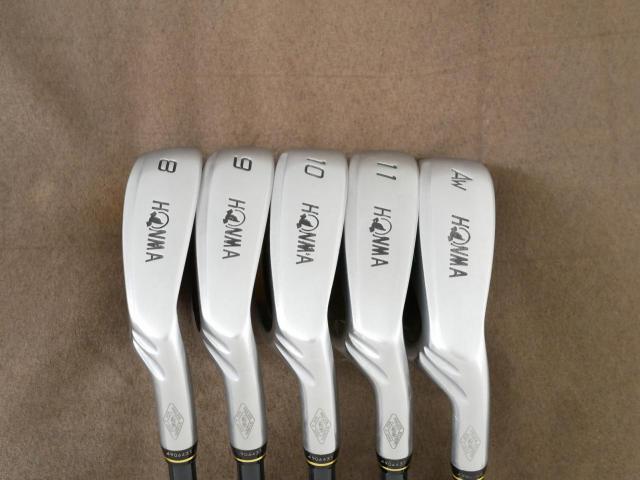 Iron set : Honma : **ก้าน 3 ดาว** ชุดเหล็ก Honma Beres MG702 มีเหล็ก 8-11,Aw (5 ชิ้น) ก้าน ARMRQ B49 FLex R (3 ดาว)