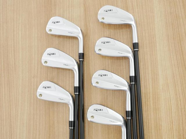 Iron set : Honma : ชุดเหล็ก Honma Tour World TR21X (ออกปี 2021 ตีง่าย ไกล) มีเหล็ก 5-11 (7 ชิ้น) ก้านกราไฟต์ Honma Vizard TR20-65 Flex R