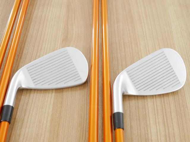 Iron set : Titleist : ชุดเหล็ก Titleist VG3 Type D Forged (ปี 2017 Japan Spec. ตีง่ายและไกลที่สุดของ Titleist) มีเหล็ก 5-Pw (6 ชิ้น) ก้านกราไฟต์ Tour AD AD-65 II Flex R