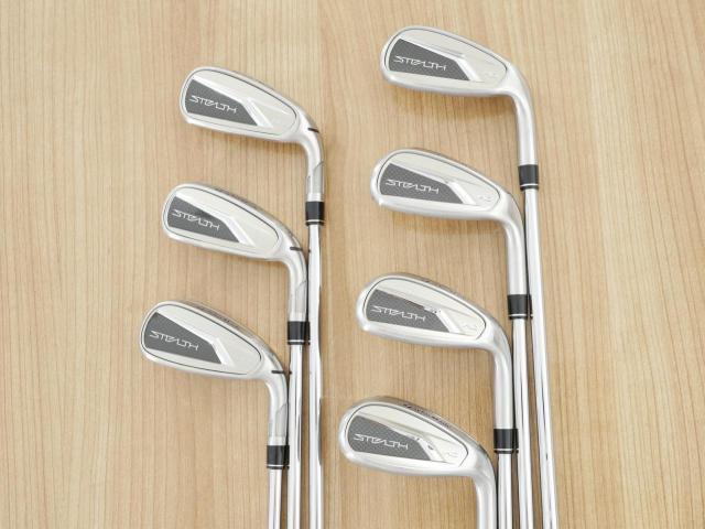 Iron set : Taylormade : ชุดเหล็ก Taylormade Stealth HD (ออกปี 2022 Japan Spec. ใบใหญ่มาก ตีง่ายสุดๆ) มีเหล็ก 6-Pw,Aw,Sw (7 ชิ้น) ก้านเหล็ก KBS Max MT 80 Flex S