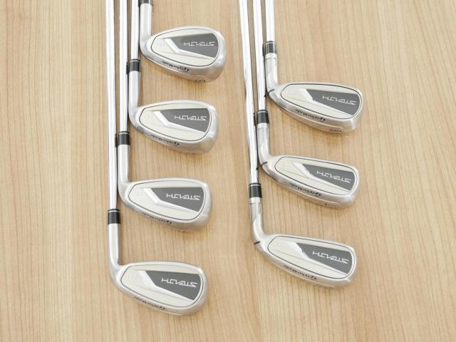 Iron set : Taylormade : ชุดเหล็ก Taylormade Stealth HD (ออกปี 2022 Japan Spec. ใบใหญ่มาก ตีง่ายสุดๆ) มีเหล็ก 6-Pw,Aw,Sw (7 ชิ้น) ก้านเหล็ก KBS Max MT 80 Flex S