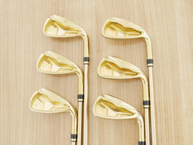 Iron set : Katana : ชุดเหล็ก Katana Voltio Model J Gold (ปี 2018 หน้าเด้ง ตีง่าย ไกล) มีเหล็ก 5-Pw (6 ชิ้น) ก้านกราไฟต์ Fujikura Speeder 550 Flex SR