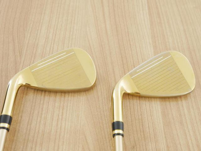 Iron set : Katana : ชุดเหล็ก Katana Voltio Model J Gold (ปี 2018 หน้าเด้ง ตีง่าย ไกล) มีเหล็ก 5-Pw (6 ชิ้น) ก้านกราไฟต์ Fujikura Speeder 550 Flex SR