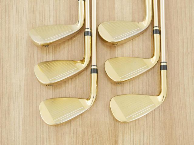 Iron set : Katana : ชุดเหล็ก Katana Voltio Model J Gold (ปี 2018 หน้าเด้ง ตีง่าย ไกล) มีเหล็ก 5-Pw (6 ชิ้น) ก้านกราไฟต์ Fujikura Speeder 550 Flex SR