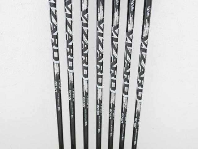 Iron set : Honma : ชุดเหล็ก Honma LB-818 (ออกปี 2021 หน้าเด้ง ตีง่าย ไกล) มีเหล็ก 5-11 (7 ชิ้น) ก้านกราไฟต์ Honma Vizard 60 Flex SR