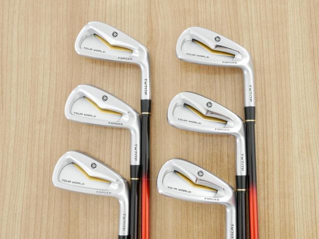 Iron set : Honma : ชุดเหล็ก Honma Tour World TW717P (Forged) มีเหล็ก 5-10 (6 ชิ้น) ก้านกราไฟต์ Honma ARMRQ 8 (62) Flex R (2 ดาว)