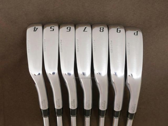 Iron set : Bridgestone : ชุดเหล็ก Bridgestone Tour B X-CB Forged (ออกปี 2018 นุ่ม แน่น) มีเหล็ก 4-PW (7 ชิ้น) ก้านเหล็ก Shimada Nine Flex S