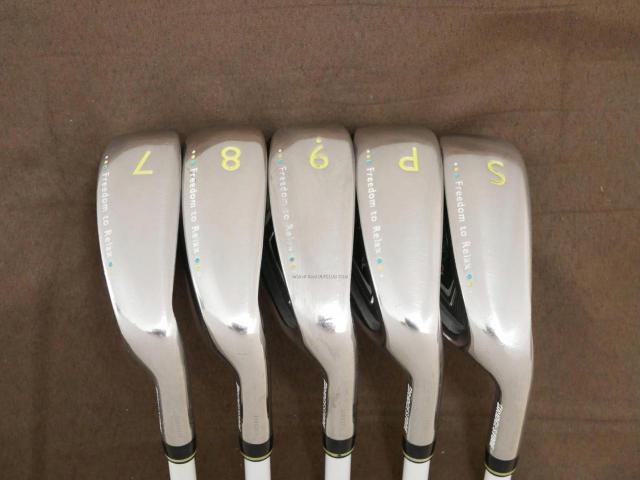 Lady club : All : ชุดเหล็ก Bridgestone Paradiso มีเหล็ก 7-Pw,Sw (5 ชิ้น) ก้านกราไฟต์ Flex L