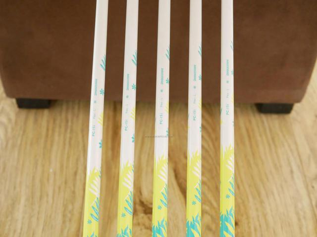 Lady club : All : ชุดเหล็ก Bridgestone Paradiso มีเหล็ก 7-Pw,Sw (5 ชิ้น) ก้านกราไฟต์ Flex L