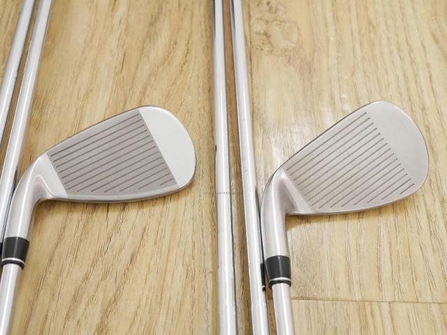 Iron set : PRGR : ชุดเหล็ก PRGR RS Red (รุ่นปี 2020 หน้าเด้ง ตีไกลมาก) มีเหล็ก 5-Pw,Aw,Sw (8 ชิ้น) ก้านเหล็ก NS Pro 80 Flex SR (M-40)