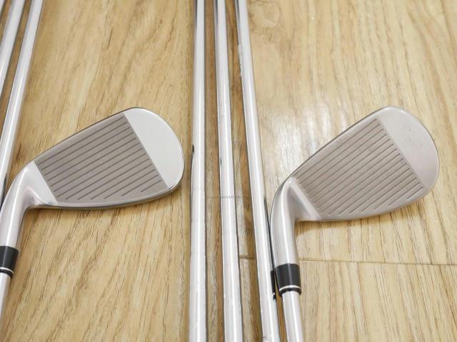 Iron set : PRGR : ชุดเหล็ก PRGR RS Red (รุ่นปี 2020 หน้าเด้ง ตีไกลมาก) มีเหล็ก 5-Pw,Aw,Sw (8 ชิ้น) ก้านเหล็ก NS Pro 80 Flex SR (M-40)