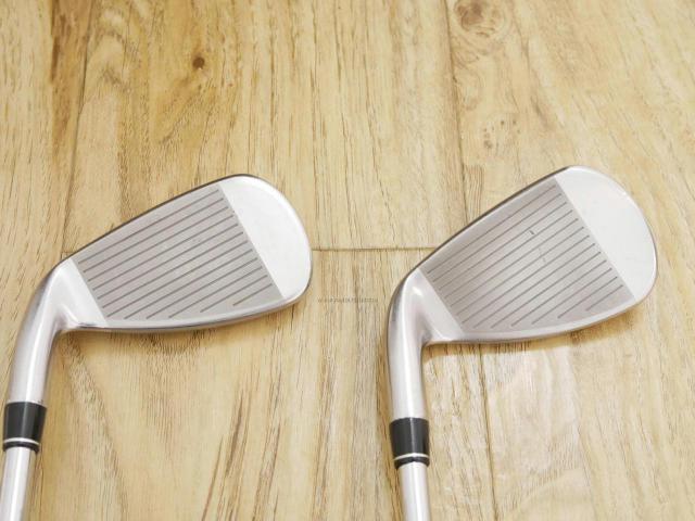 Iron set : PRGR : ชุดเหล็ก PRGR RS Red (รุ่นปี 2020 หน้าเด้ง ตีไกลมาก) มีเหล็ก 5-Pw,Aw,Sw (8 ชิ้น) ก้านเหล็ก NS Pro 80 Flex SR (M-40)