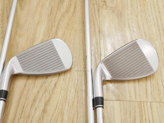 Iron set : PRGR : ชุดเหล็ก PRGR RS Red (รุ่นปี 2020 หน้าเด้ง ตีไกลมาก) มีเหล็ก 5-Pw,Aw,Sw (8 ชิ้น) ก้านเหล็ก NS Pro 80 Flex SR (M-40)