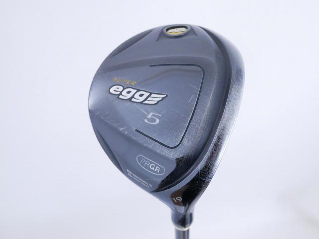 Fairway Wood : PRGR : หัวไม้ 5 PRGR Super Egg (หน้าเด้งเกินกฏ COR 0.84 ออกปี 2018 หายากมาก) Loft 19 Flex R2 (M-35)