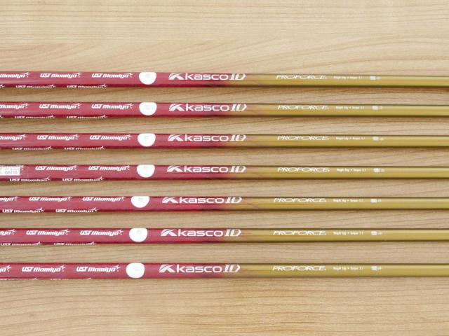 Iron set : Kasco : ชุดเหล็ก Kasco ID Maraging มีเหล็ก 5-Pw,Aw (7 ชิ้น) ก้านกราไฟต์ Flex R