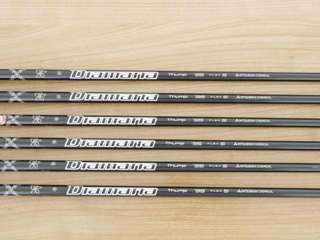 Iron set : Taylormade : ชุดเหล็ก Taylormade P770 Forged (รุ่นปี 2023 นุ่ม แน่น)  มีเหล็ก 5-Pw (6 ชิ้น) ก้านกราไฟต์ Mitsubishi Diamana Thump i95 Flex S