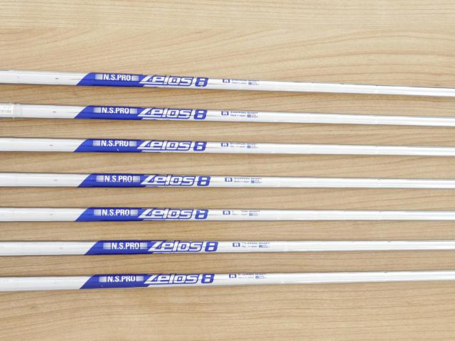 Iron set : Bridgestone : ชุดเหล็ก Bridgestone Tour B JGR HF1 Forged (รุ่นปี 2018 ตีไกลกว่าปกติ 2 เบอร์) มีเหล็ก 7-P1,P2,Aw,Sw (7 ชิ้น) ก้านเหล็ก NS Pro Zelos 8 Flex R