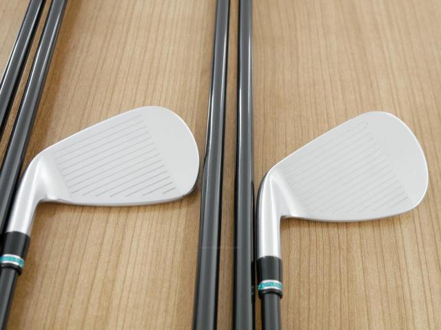 Iron set : PRGR : ชุดเหล็กกระเทย PRGR NEW Egg Forged (รุ่นปี 2020 ตีง่ายและไกลมากๆ เด้งสุดๆ COR 0.82) มีเหล็ก 6-Pw,Aw,As (7 ชิ้น) ก้านกราไฟต์ UST Mamiya ATTAS FF 85 Flex S