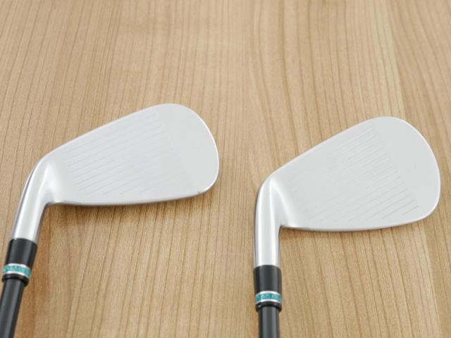 Iron set : PRGR : ชุดเหล็กกระเทย PRGR NEW Egg Forged (รุ่นปี 2020 ตีง่ายและไกลมากๆ เด้งสุดๆ COR 0.82) มีเหล็ก 6-Pw,Aw,As (7 ชิ้น) ก้านกราไฟต์ UST Mamiya ATTAS FF 85 Flex S