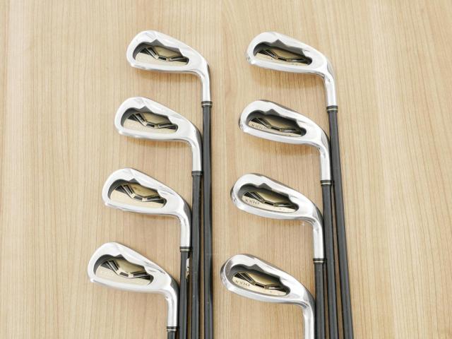 Iron set : XXIO : ชุดเหล็ก XXIO Prime 6 (รุ่นท๊อปสุด หน้าเด้ง) มีเหล็ก 5-Pw,Aw,Sw (8 ชิ้น) ก้าน SP-600 Flex R